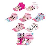 Pack calcetines tobilleros Minnie para uso diario y deporte - Pack calcetines tobilleros suaves y transpirables para zapatillas y calzado casual