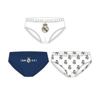 CERDÁ LIFE'S LITTLE MOMENTS Pack Calzoncillos Single Jersey 3 Piezas Real Madrid Talla 2-3 años- Diseño Exclusivo con Escudo y Colores del Club