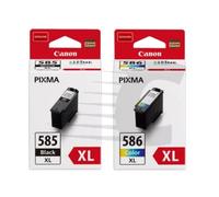 Pack Canon PG-585XL / CL-586XL cartuchos de tinta