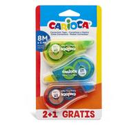 Pack carioca corrector de cinta 2+1 - cubriente - se puede volver a es