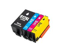 Pack Cartuchos 912XL, Compatible con HP, OfficeJet 8010 | 8012 8013 8014 8015 8017 8018 8020 8022 8023 8024 8025 8026 8028 8035 e Series, 4 piezas(A)