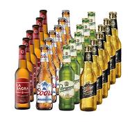 Pack Cerveza Lagers del Mundo (Coors, Staropramen, Miller y La Sagra) - Pack de 24 botellas de 330 ml - Total: 7920 ml