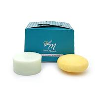 Pack champú + acondicionador sólidos para cabello graso - Champú con sales del Mar Muerto y acondicionador con espirulina para cuidar el cabello graso