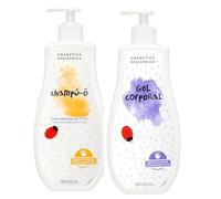 Pack Champú y Gel corporal infantil Deliplus con manzanilla y tila