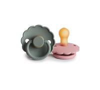 Pack Chupete Daisy French Gray/ Baby Pink Tamaño 1