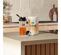 Shaker de plástico de Myprotein - Transparente/negro