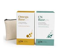 Pack CN Base Multivitamínico + Omega Base, Vitaminas y Minerales Biodisponibles + Omega 3 y 6 con DHA y Ahiflower, Coenzima Q10 y Ácido R-Lipoico, Incluye Neceser de Viaje, Formato II (M)