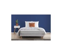 Pack Colchón 140x190cm + somier + edredón + 2 almohadas - Resortes embolsados - 5 zonas - 19 cm - Firme DEKO DREAM Zen