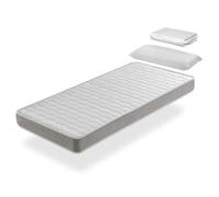 Pack colchon 90x190 apolo cama infantil, altura 14 cm + 1 almohada viscoelastica 90x35 + 1 protector colchon 90x190