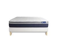 Pack colchón actiflex confort 150x200cm + somier multiláminas, muelles ensacados y espuma viscoelástica, 3 zonas de confort
