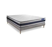 Pack colchón actiflex ergo 150x200cm + somier, muelles ensacados y espuma viscoelástica, 3 zonas de confort