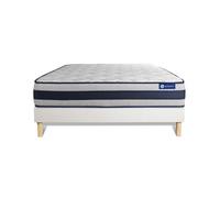 Pack colchón actiflex ergo 200x200cm + somier multiláminas, muelles ensacados y espuma viscoelástica, 3 zonas de confort