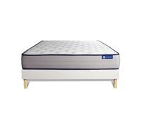 Pack colchón actiflex form 140x190cm + somier multiláminas, muelles ensacados y espuma viscoelástica, 3 zonas de confort