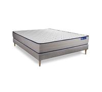Pack colchón actiflex form 160x200cm + somier, muelles ensacados y espuma viscoelástica, 3 zonas de confort