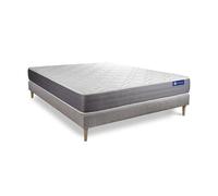 Pack colchón actimemo dream 140x190cm + somier, espuma viscoelástica, 5 zonas de confort