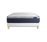 Pack colchón actimemo max 140x200cm + somier multiláminas, espuma viscoelástica, 7 zonas de confort