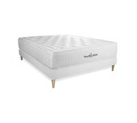 Pack colchón buckingham 130x200cm + somier multiláminas, espuma viscoelástica, 7 zonas de confort