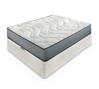 Pack colchón con canapé 150x190cm glaciar xtra h9 somnalis 190 cm