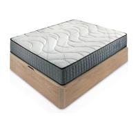 Pack colchón con canapé 150x190cm nut xtra h9 somnalis 150 cm