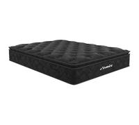 Pack Colchón de muelles ensacados Black Dream de DREAMEA PLAY + Somier de láminas - 140 x 190 cm
