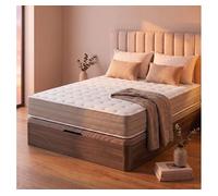Pack colchón pocket duo con canapé bosco nogal 150x190cm