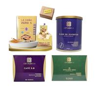 Pack Completo Artabria Adelgazante - Pack Hipnotik Casuality | Café 5.0 + Caña Zero% con Magnesio + Colágeno con Magnesio y Vitamina C + ID Intelligent Drink | Incluye Regalo Sorpresa