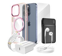 Pack Completo para iPhone 15 Pro Funda Vidrio Cargador Externa