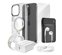 Pack Completo para iPhone 15 Pro Funda Vidrio Cargador Externa