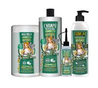 Pack Completo Rapunzel Dona Flora: Shampoo, Mascarilla, Leave In y Tónico para el Cuidado del Cabello