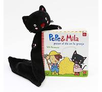 Pack con Doudou Pepe&Mila pasan el día en la granja