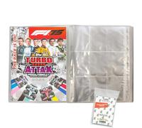 Pack con Topps Turbo Attax Fórmula 1 2025 - Tarjetas coleccionables - 1 bolsa vacía + fundas exclusivas Collect-it
