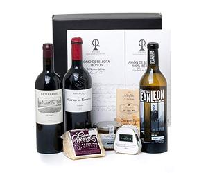 Pack con Vinos, Foie, Ibéricos y otras Tentaciones Gourmet