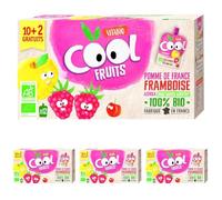 PACK COOL FRUITS MANZANA FRAMBUESA 12 X 90 G (Paquete de 4)