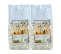 Pack Copos de trigo sarraceno Bio | 2x500g | Naturitas Essentials | Fuente de fibra | Ideal desayunos | Trigo