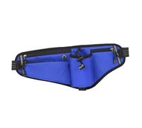 Pack Corriente Ajustable Bolsa de cinturón de Carrera con Soporte de Botella de Agua Hands Sports Cintura Pack para Corredores Atobos de maratón Atletas de maratón Bigaz (Azul)