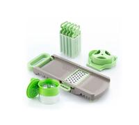 Pack cortador de verduras en espiral y mandolina-rallador plegable 6 en 1 innovagoods