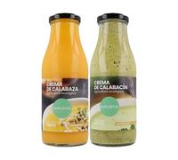 Pack crema de calabaza y de calabacín Bio | 2 unidades de 500ml | Naturitas Essentials