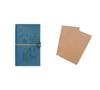 Pack Cuaderno de viaje El Principito + Recambio: Cuadernos de notas Cuero sintético, Diario libreta + Recambios (2 * 40págs.) | Libretas bonitas, Material de papaleria