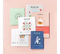 Pack cuadernos Rubio Educación Infantil +5 años. Contiene 11 cuadernos. Aprenderán escritura de los números, las vocales y las consonantes tanto en mayúsculas como en minúsculas (PACKS ESCOLARES)