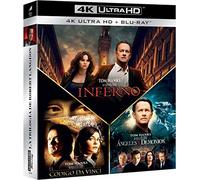 Pack Dan Brown: Ángeles Y Demonios + El Código Da Vinci + Inferno (4K Ultra-HD + BD) [Blu-ray]