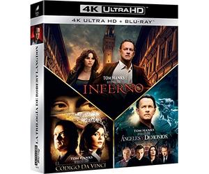 Pack Dan Brown: Ángeles Y Demonios + El Código Da Vinci + Inferno (4K Ultra-HD + BD) [Blu-ray]