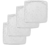 Pack de 1/2/4 Funda de Cojín de Asiento Sofá Exterior Impermeables Cubierta de Cojines de Asiento Patio,para Interior, Exterior Silla de Jardin Muebles Protector Cubierta(gris claro,50x55x10cm(4pcs))