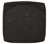 Pack de 1/2/4 Funda de Cojín de Asiento Sofá Exterior Impermeables Cubierta de Cojines de Asiento Patio,para Interior, Exterior Silla de Jardin Muebles Protector Cubierta(Negro,50x55x10cm(1pc))