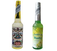 Pack de 1 Agua Colonia de Ruda + 1 Agua Florida Peruana | Set de Fragancias de Ruda y Florida de 221 ml y 270 ml | Experiencia Aromática Doble