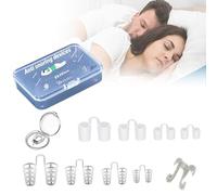 Pack de 10 Antirronquidos Dilatador Nasal Anti Ronquidos Para Dormir Respirar Mejor por la Nariz Breathe Right Dilatadores Nasales Clip Nasal | Dispositivos de Silicona Duerme Y Respira Mejor.