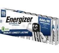 10x Energizer Ultimate Lithium AAA L92 batería 1.5V 1260mAh FR03 a granel