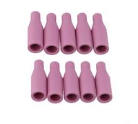 Pack de 10 boquillas de cerámica MB15AK para antorcha de soldadura MIG/MAG, boquilla de gas 7 x 51 mm, para máquina de soldar AK15/MB15, material duradero con estricto control de calidad para un sudor
