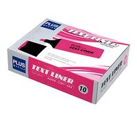 Pack de 10 Marcador Fluorescente Plus TEXT LINER Rosa