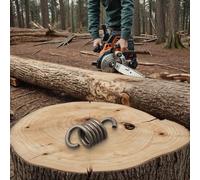 Pack de 10 muelles de embrague metálicos para motosierras MS381, MS380 y 038 - 8 mm x 8,5 mm, accesorios de repuesto para herramientas eléctricas de jardín, color negro