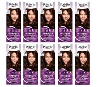 (Pack de 10) Palette Intensive Color Cream 3-68 (R2) Dark Caoba Color - Full Box - With English Instruction Leaflet